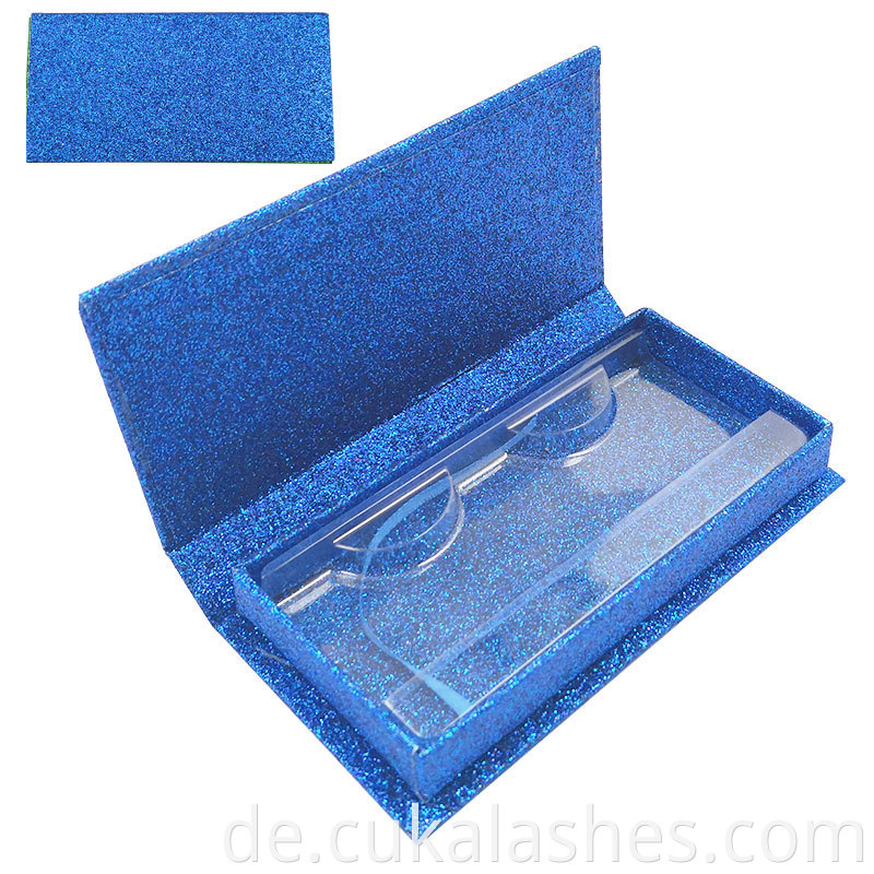 Royal Blue Eyelash Box